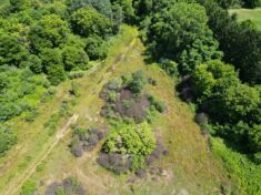 Aerial shot of Cade Tract pre construction